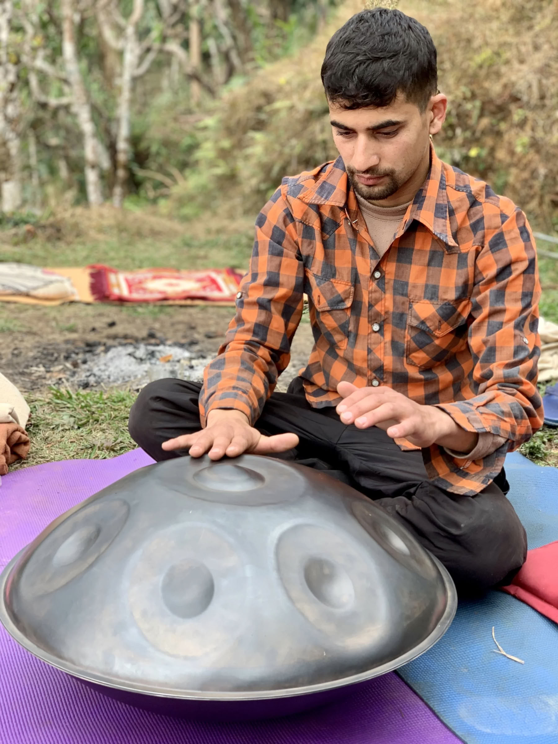 Retraite voor het leren van handpan