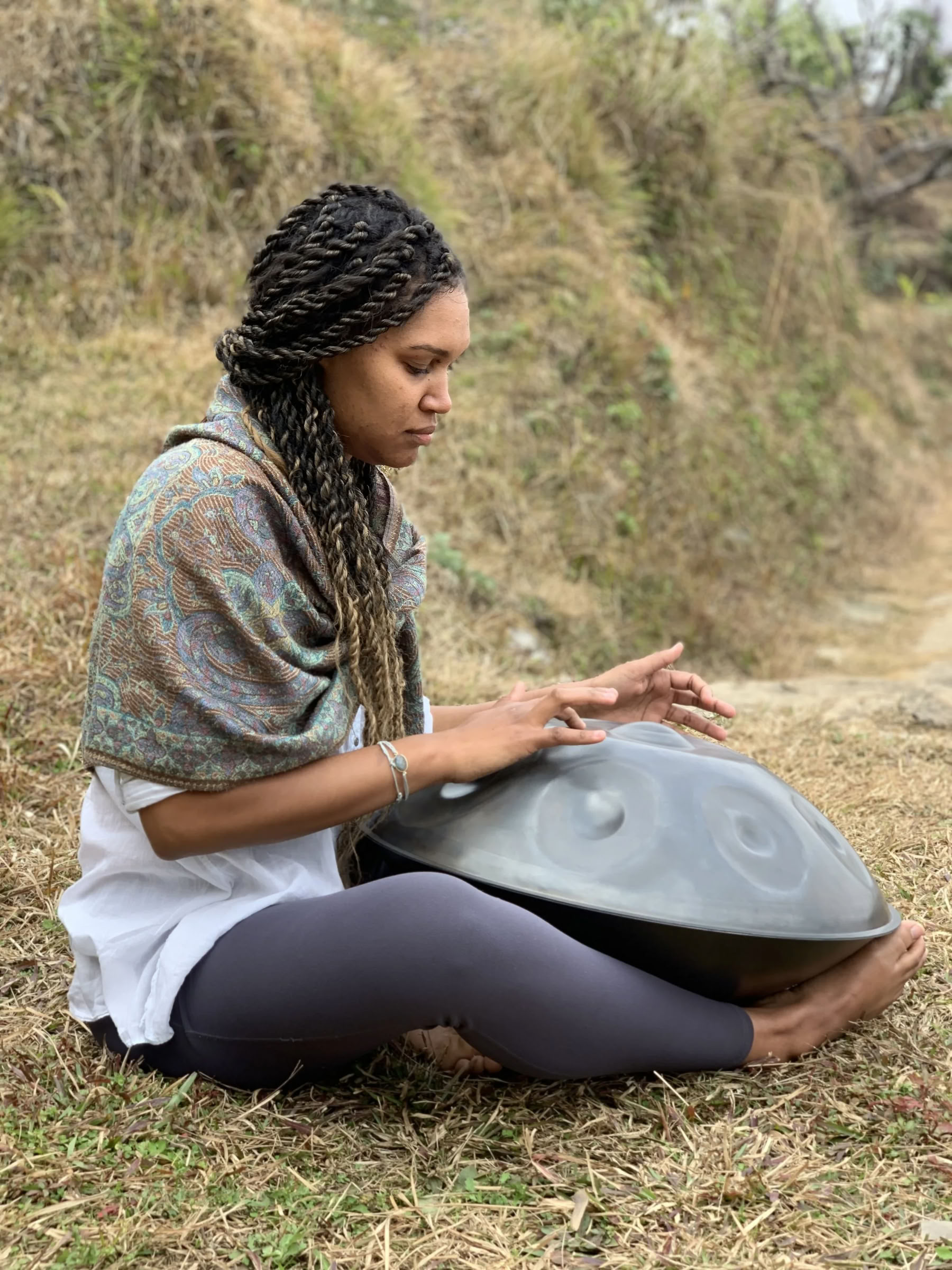 Retraite voor het leren van handpan