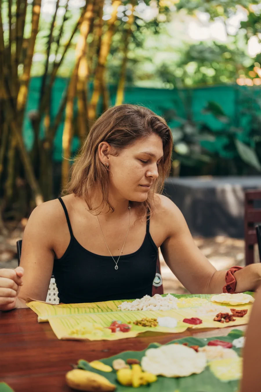 Inloop-yogalessen in Varkala, Kerala