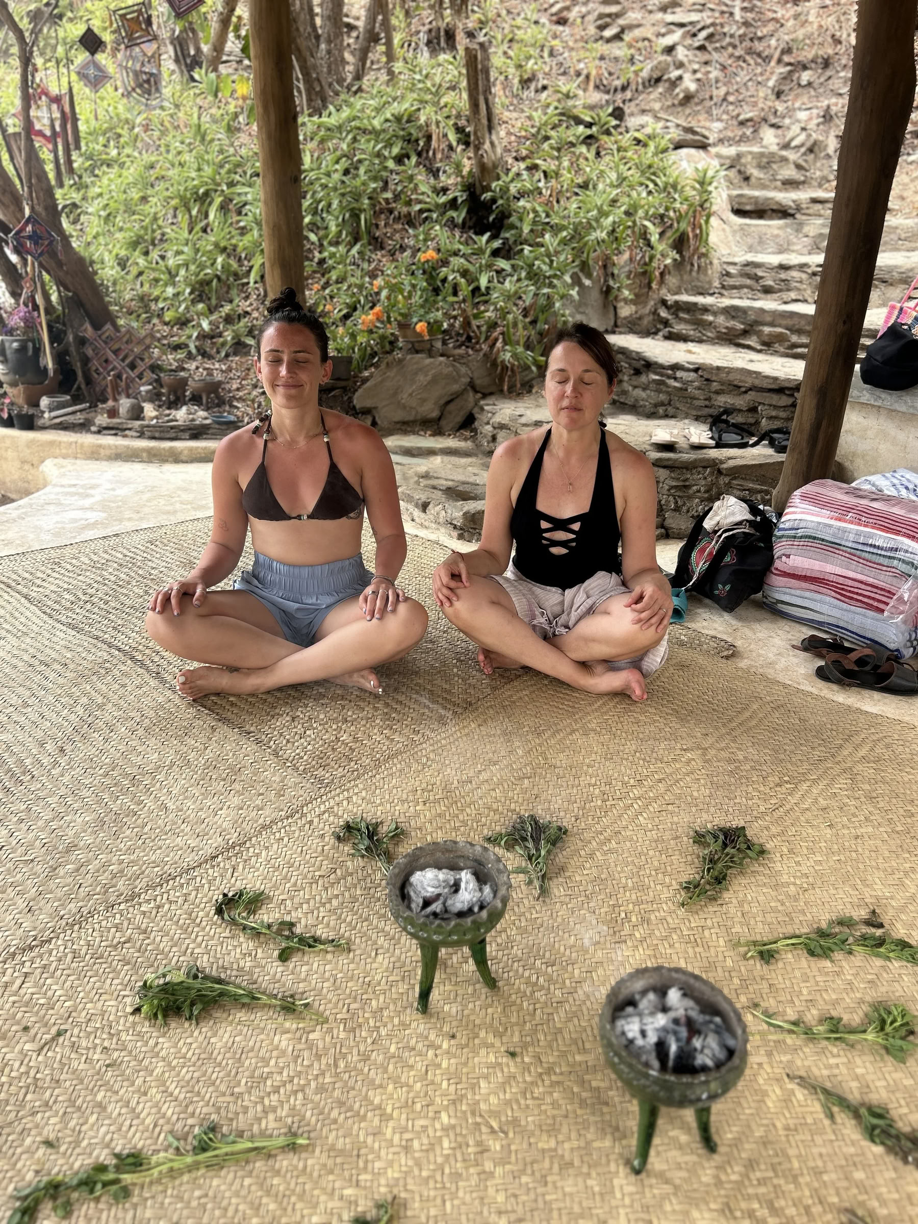 Mexicaanse yoga strandretraite