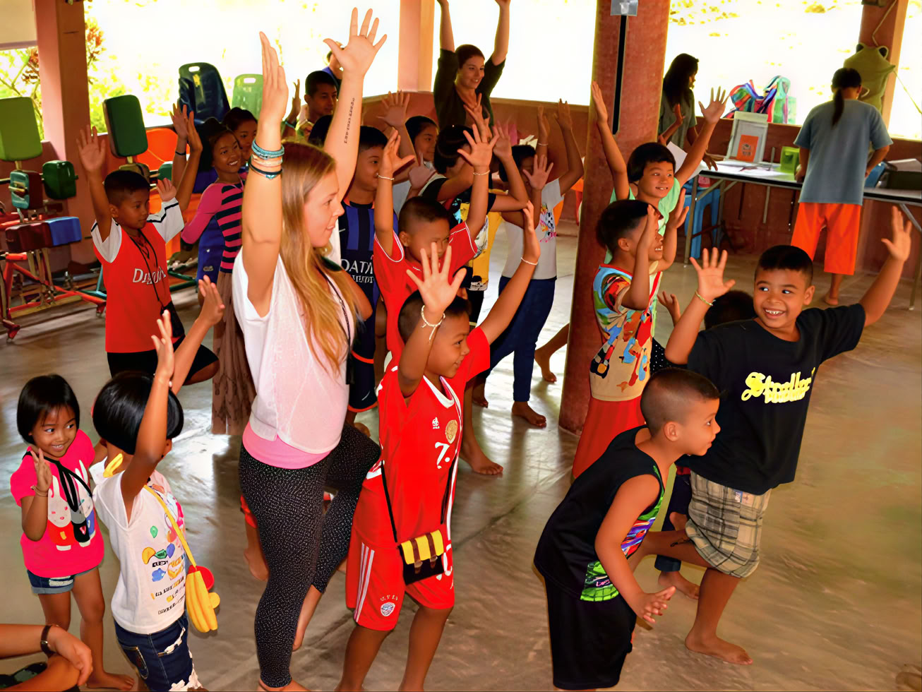 Kinderyoga- en tieneryogatraining