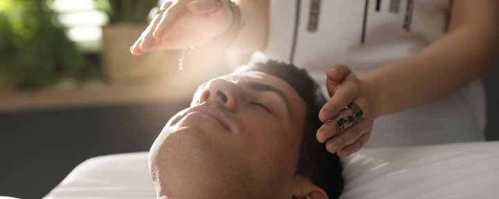 Reiki-healing in persoon