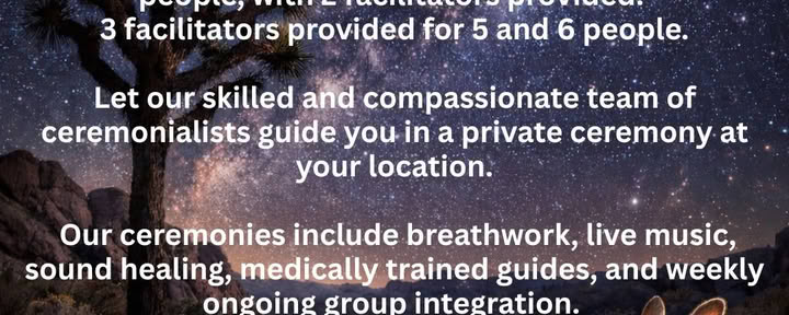 Privé ayahuasca-ceremonies in Zuid-Californië