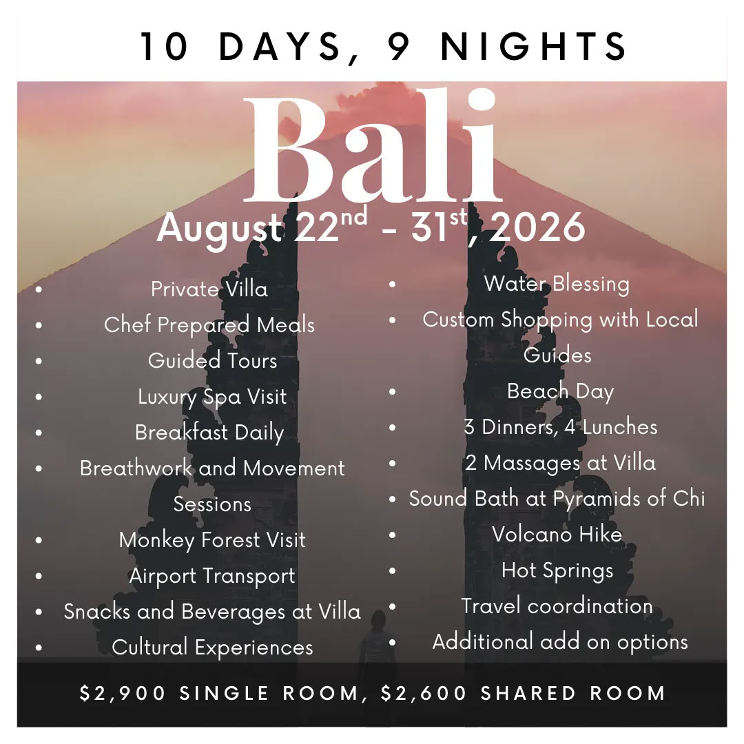 Bali-reis - 22 t/m 31 augustus 2026