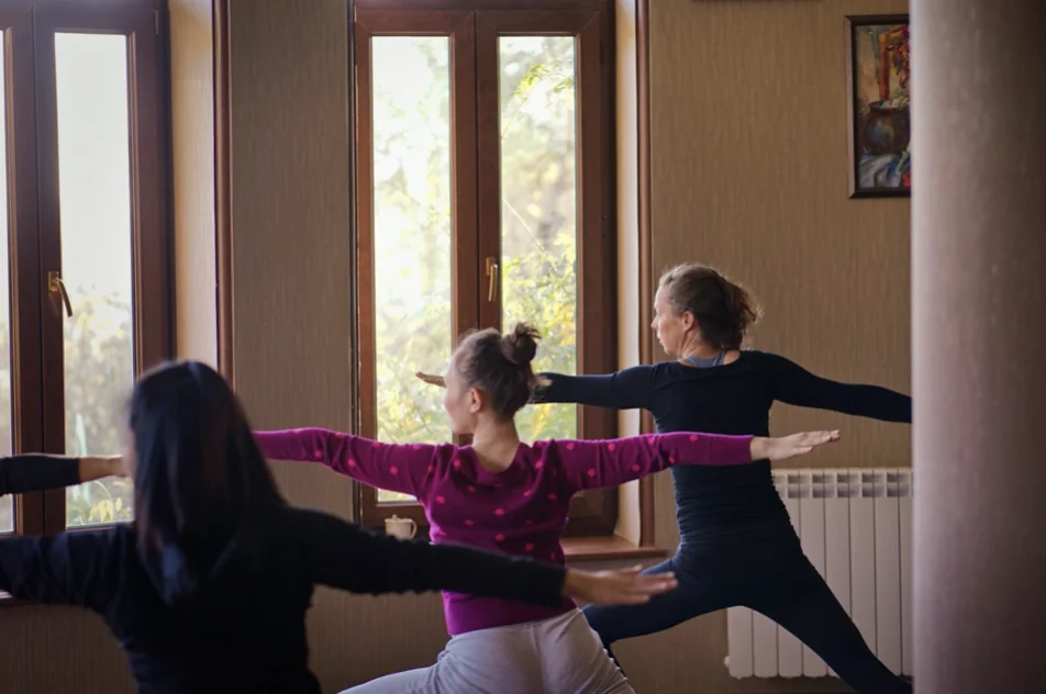 Herstellende Winteryogaretraite