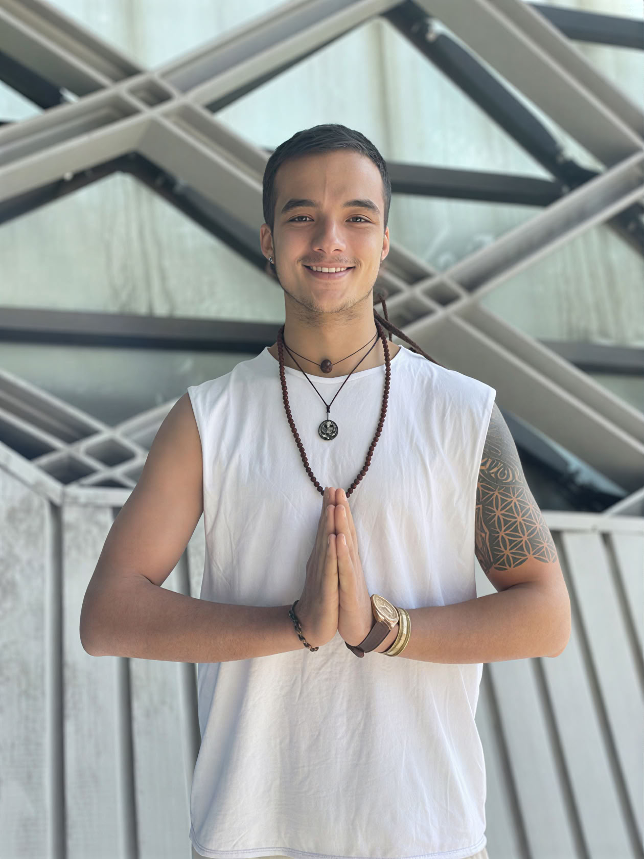 Eendaagse stedelijke yogaretreat