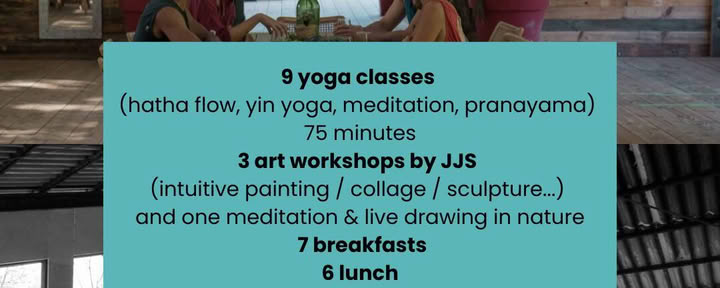 Yoga- en kunstretreat – Innerlijke werelden