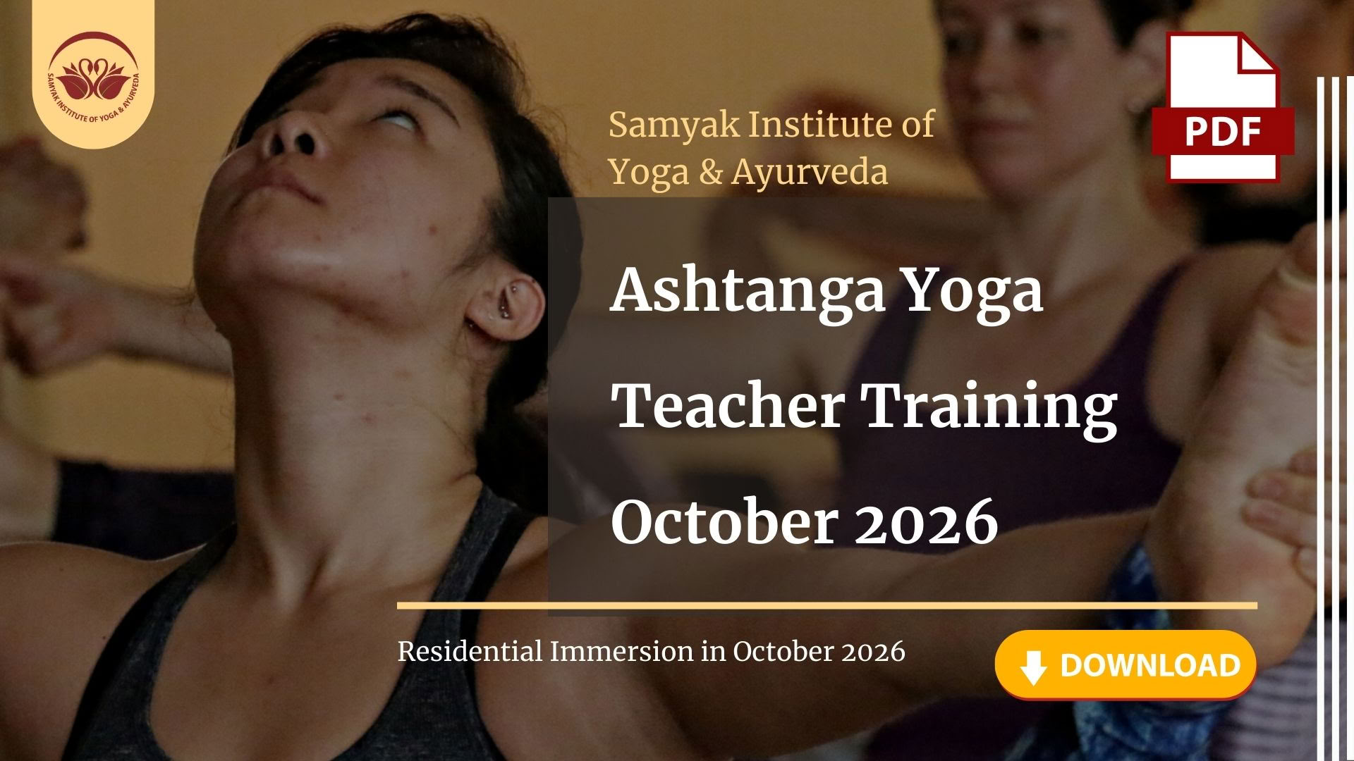 Ashtanga-yogalerarenopleiding - oktober 2026