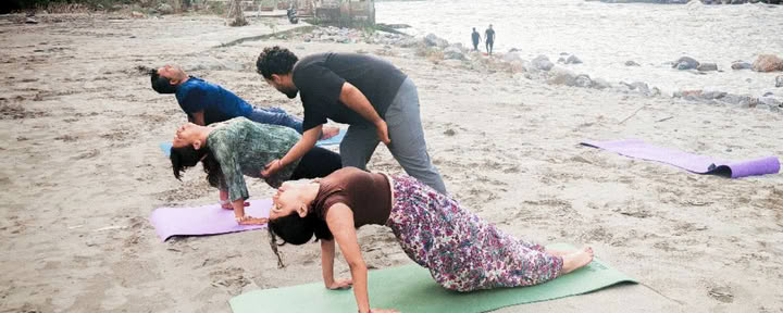 Rustgevende Yoga-retraite