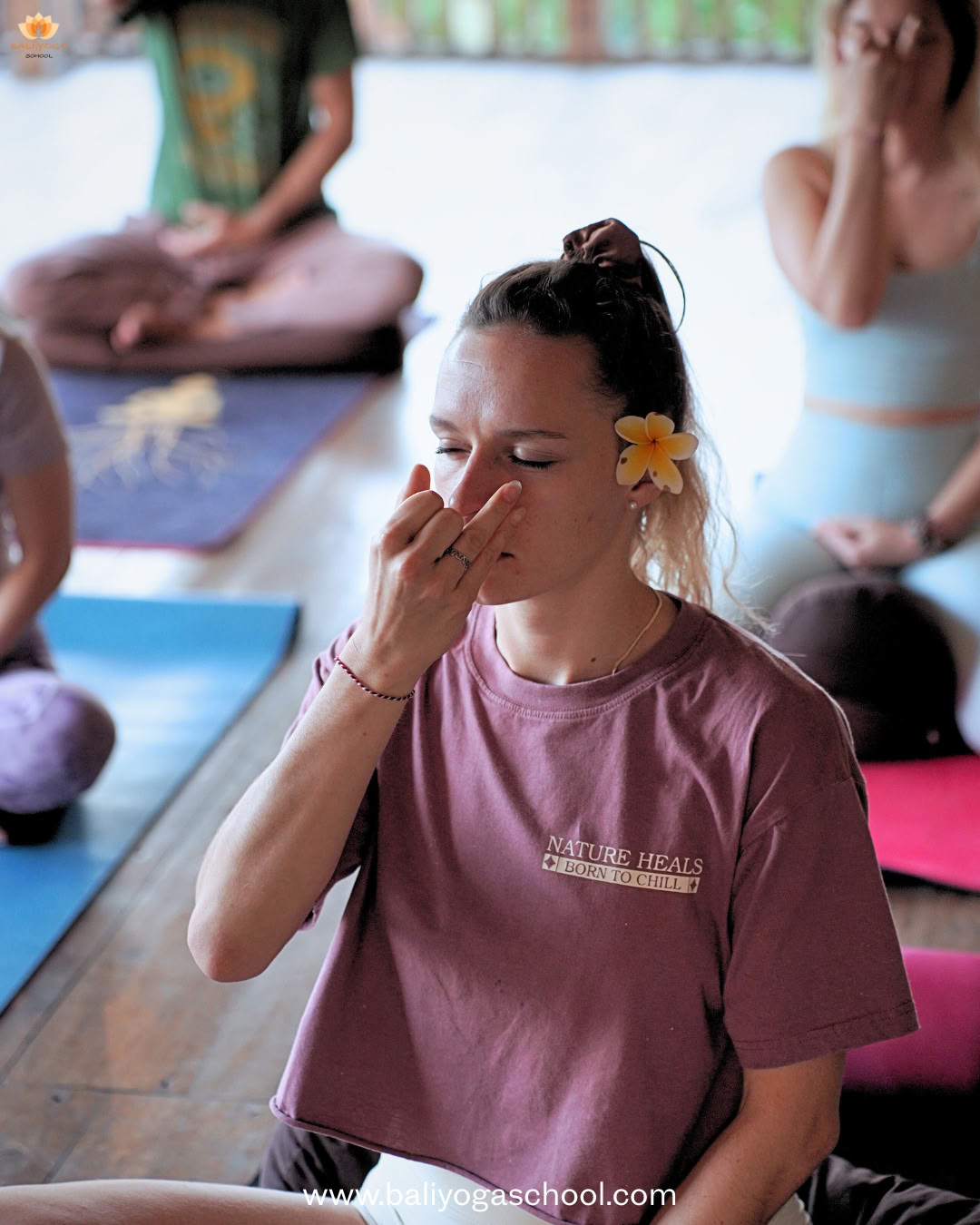 100 uur yin-yogadocentenopleiding op Bali, Indonesië