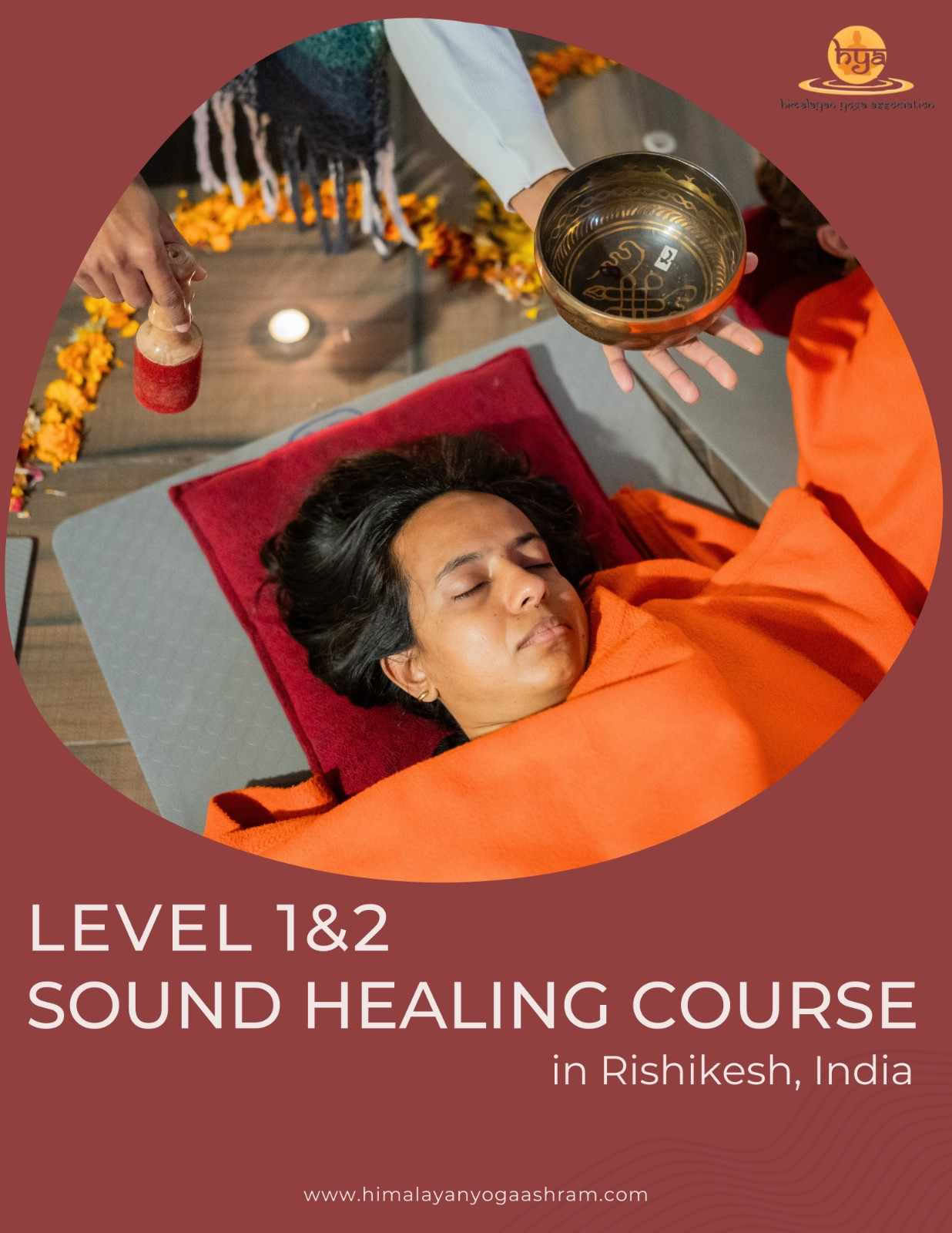 Geluidshealingcursus niveau 1, 2 en 3 in Rishikesh, India HYA