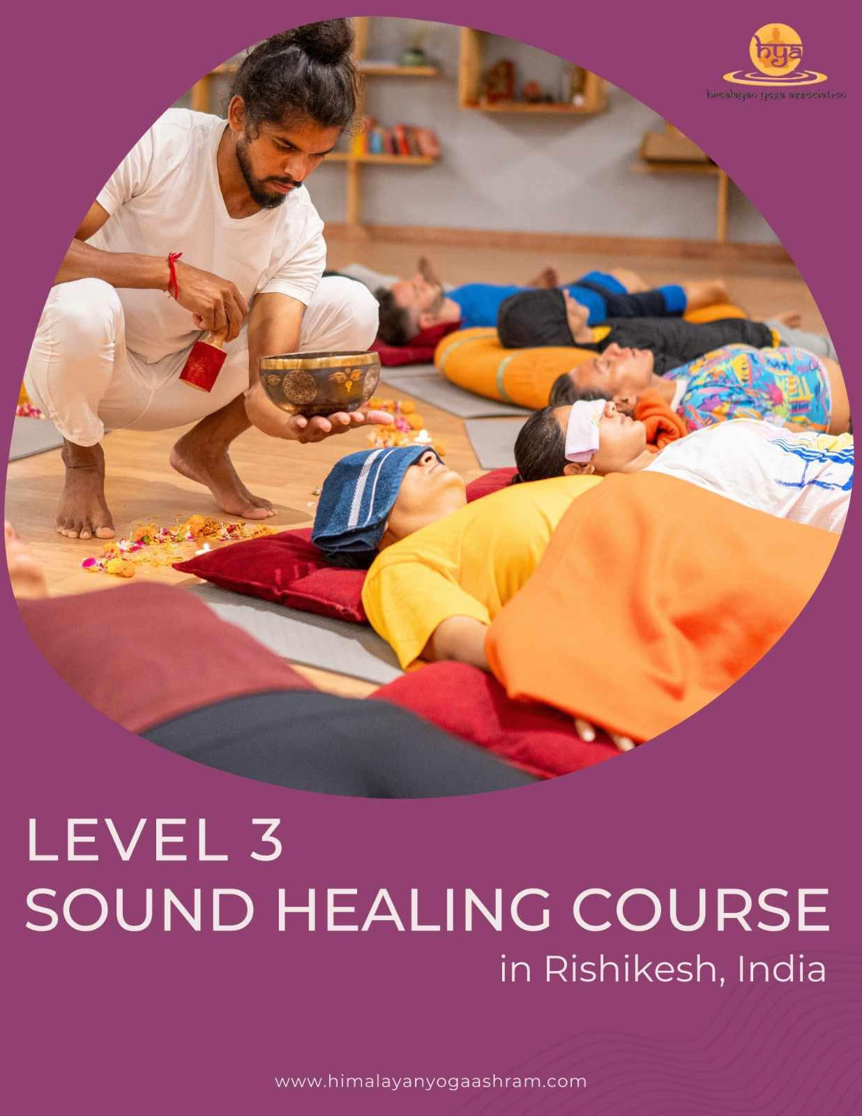 Geluidshealingcursus niveau 1, 2 en 3 in Rishikesh, India HYA