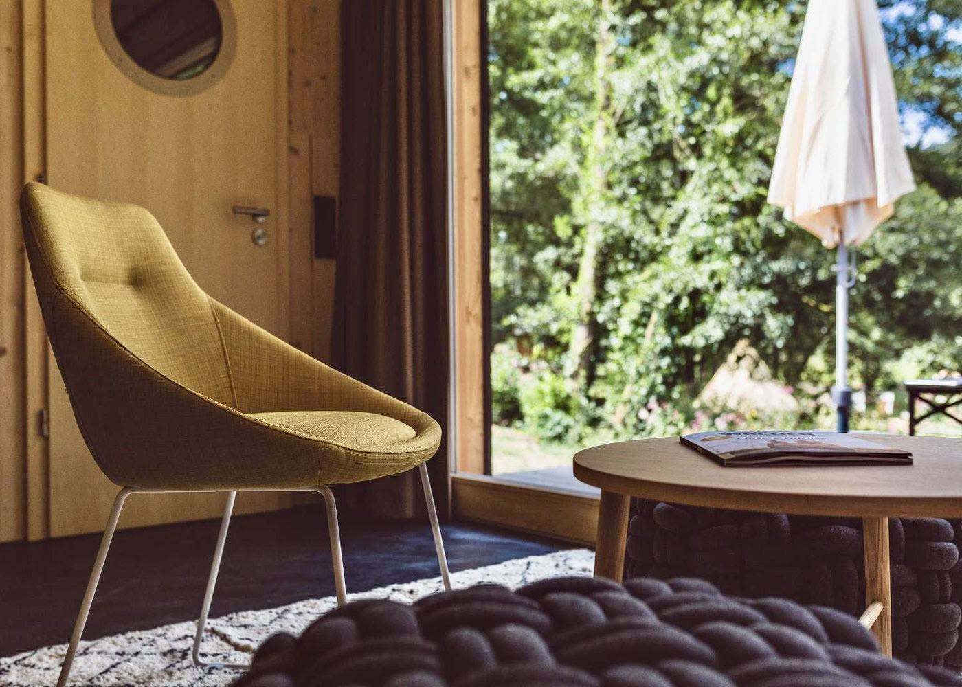 Yoga- en Pilates-retreat in de Beierse Woud in de herfst