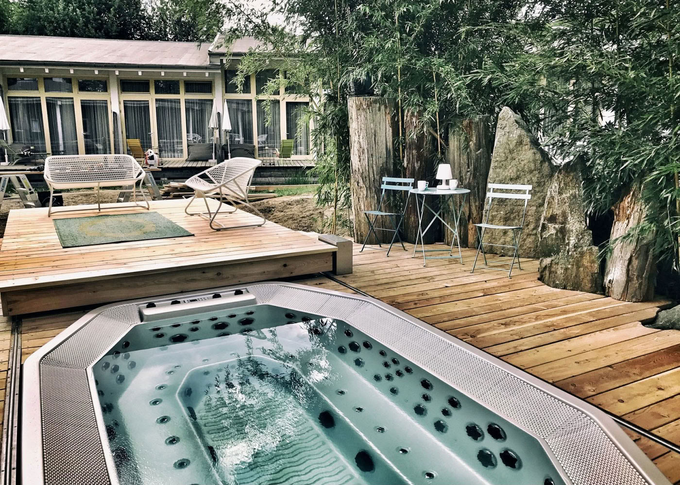 Yoga- en Pilates-retreat in de Beierse Woud in de herfst