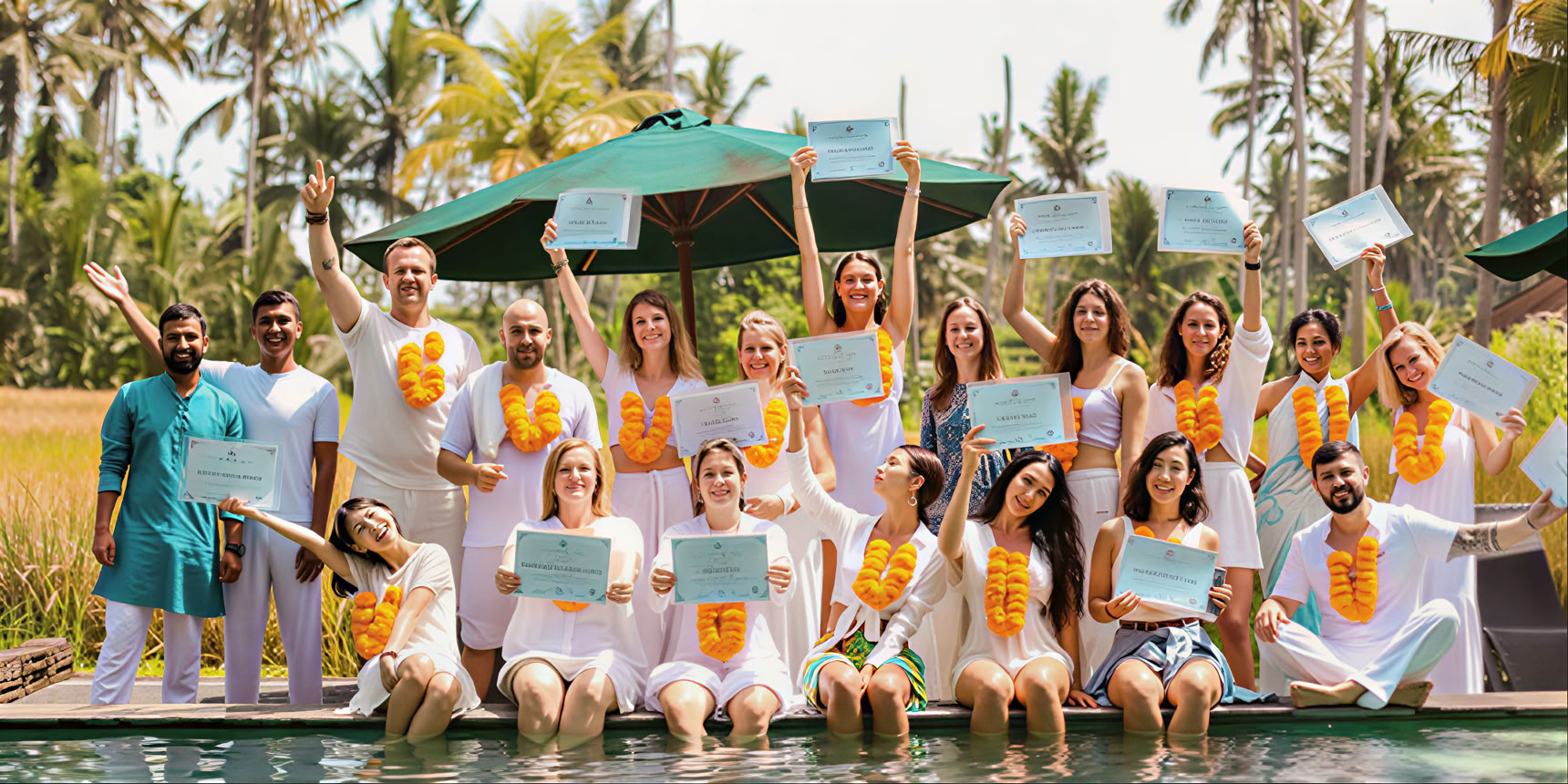 100-uurs yogadocentenopleiding op Bali