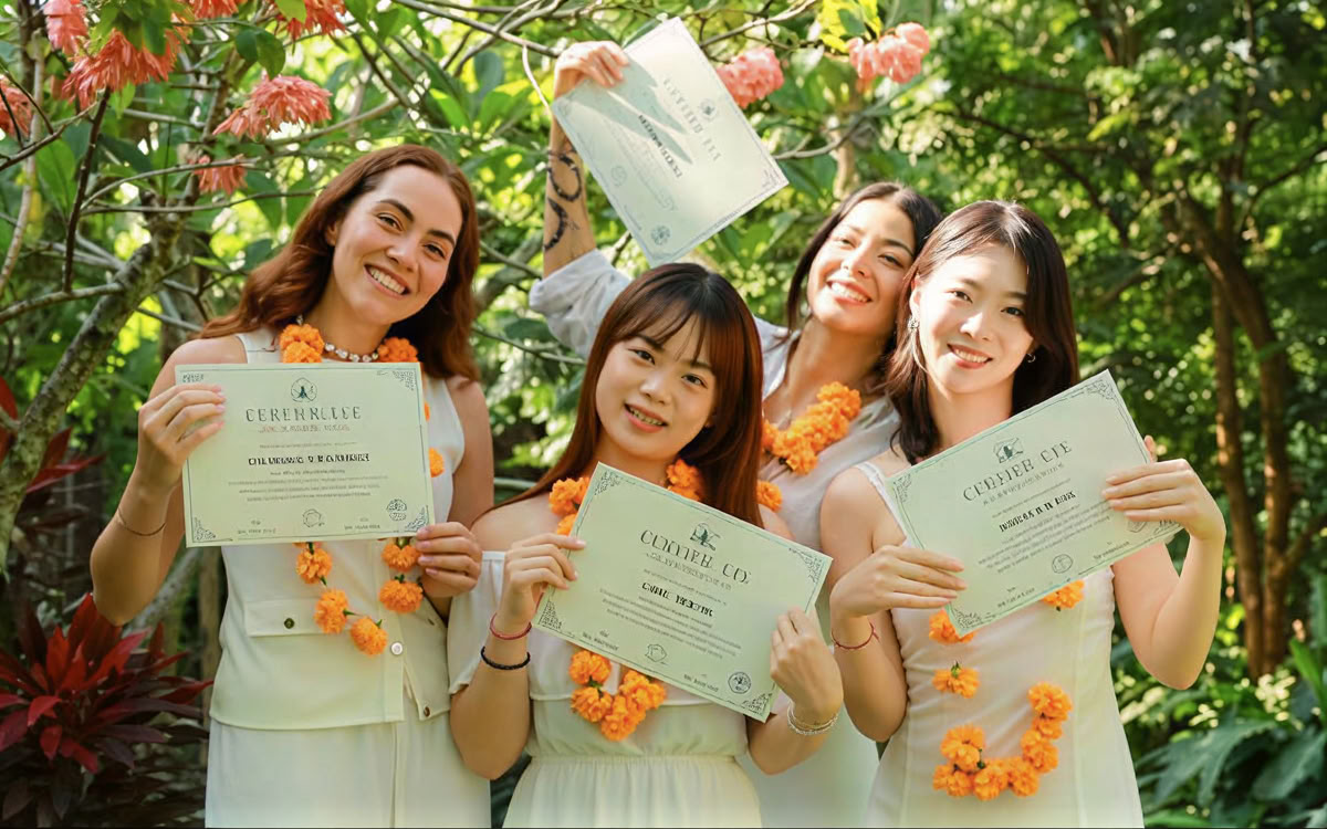100-uurs yogadocentenopleiding op Bali