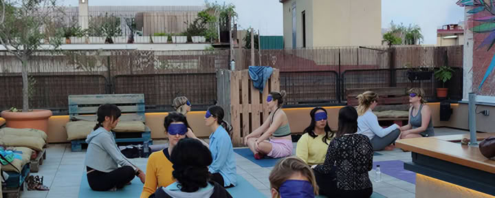 Yoga- en wijnevenementen