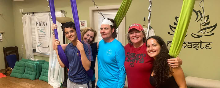 Privéfeest Aerial Yoga