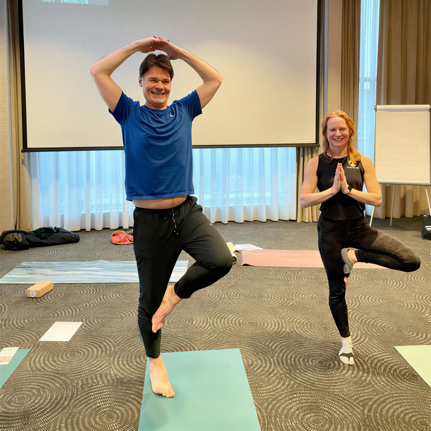 Groepsles yogatherapie