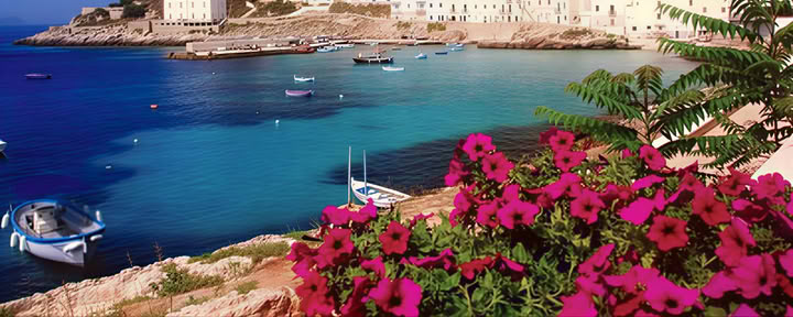 Retraite van het zoete leven op Sicilië