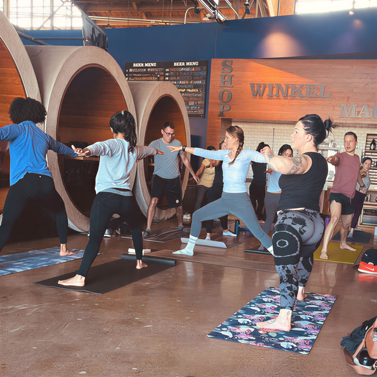 Taco’s, yoga en bier – River North