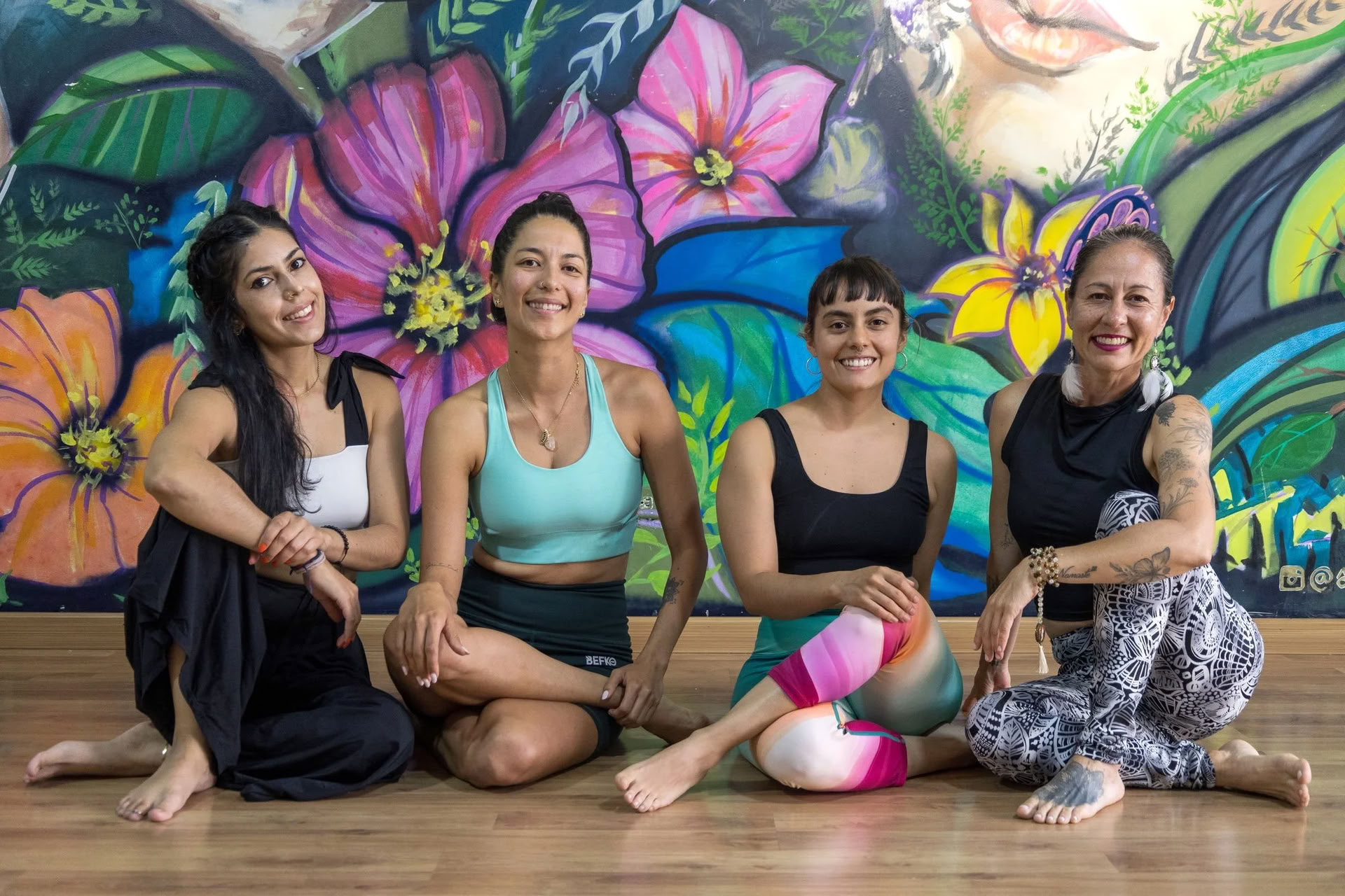 Vinyasa-yoga in het Spaans