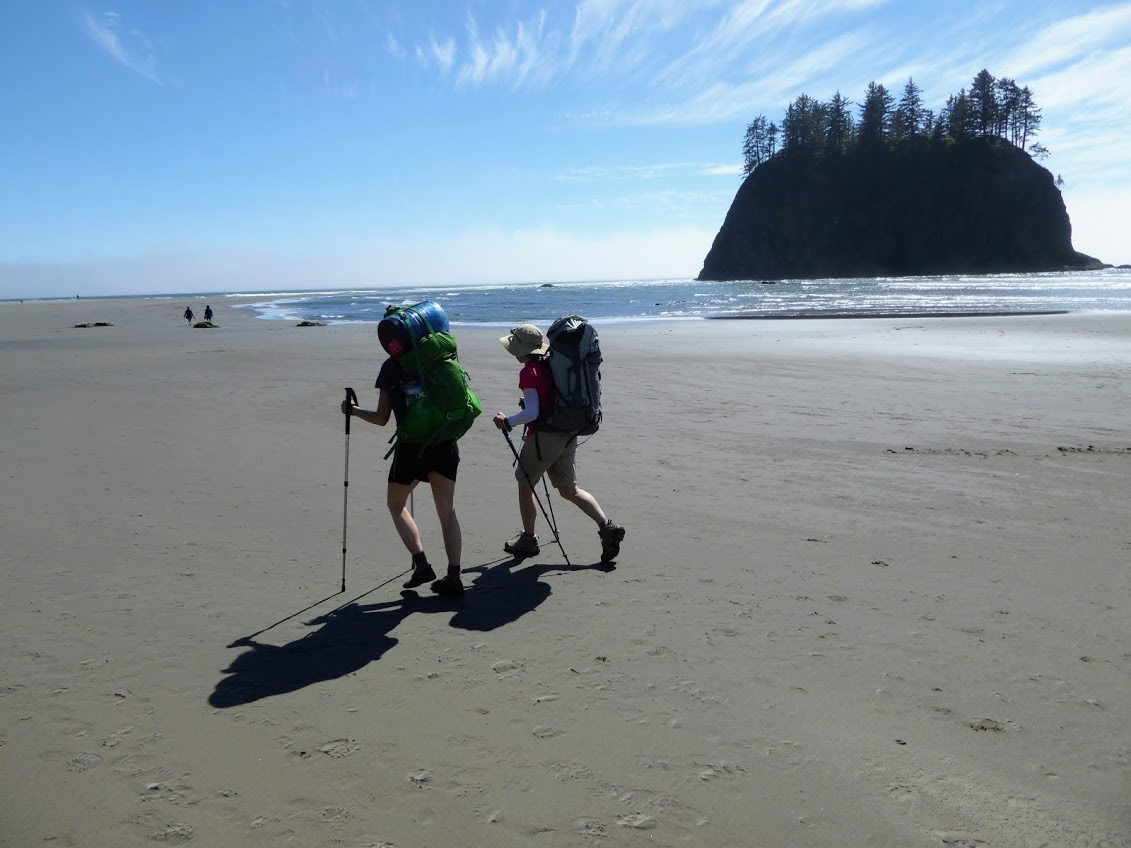 Retraite voor bos- en strandbaden in Olympic National Park