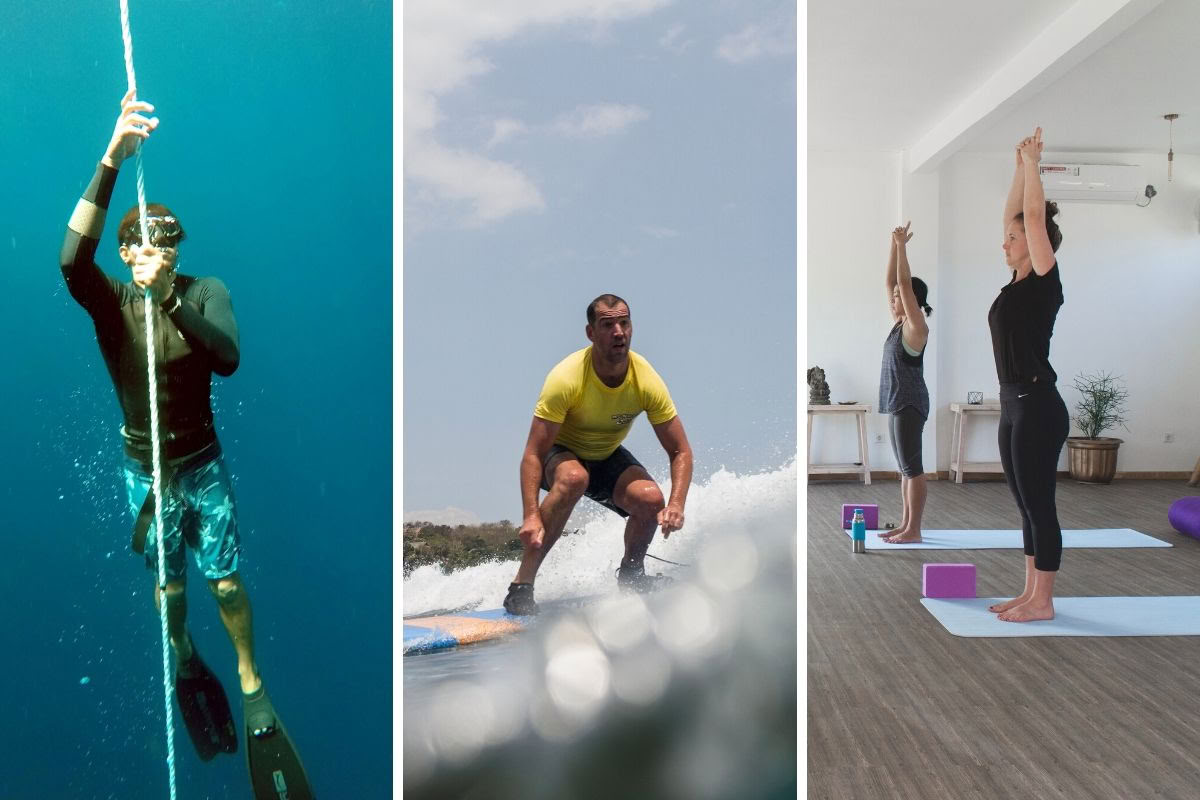 6 dagen freediving, surfen en yoga