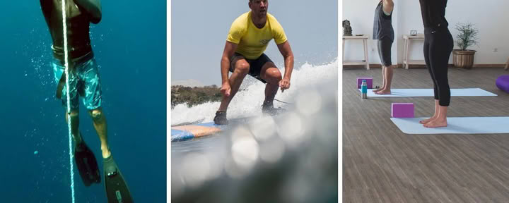 6 dagen freediving, surfen en yoga