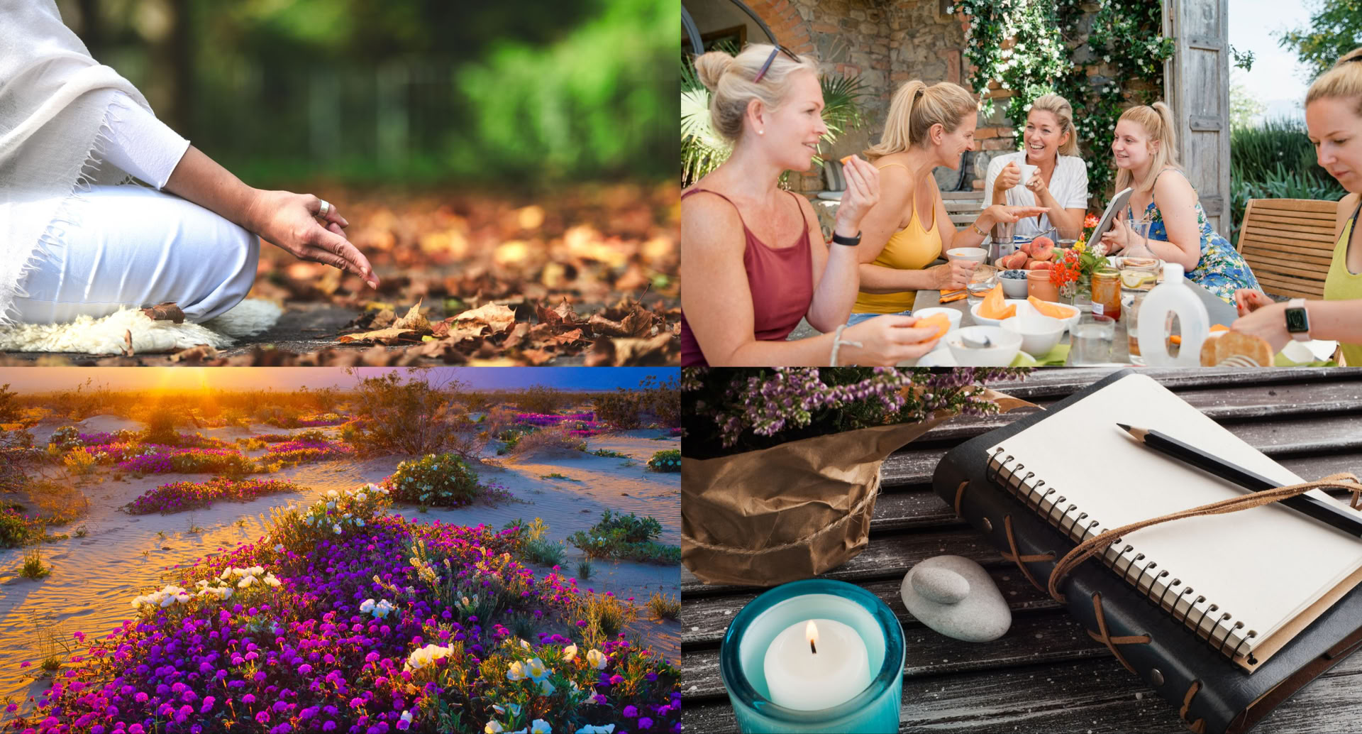 Luxe Mindfulness- en Journalingretreat van 4 dagen voor vrouwen