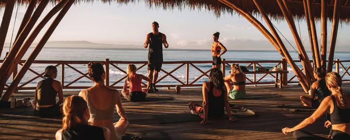 Yoga-, fitness- en pilateslessen