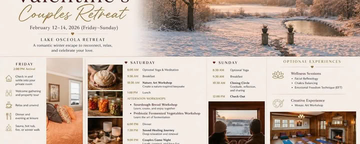 Valentijnsretraite voor stellen — Lake Osceola Retreat