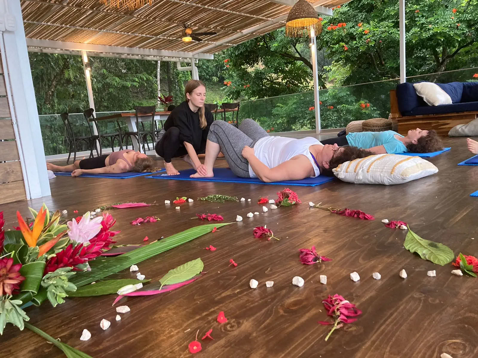 Stil mindfulnessmeditatie- en yoga-retreat