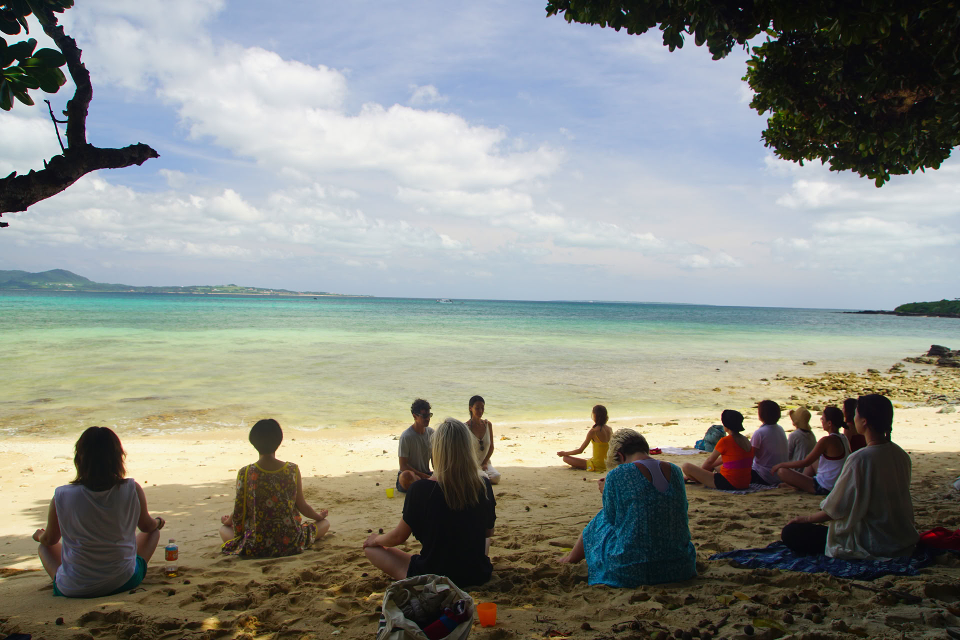 Stil mindfulnessmeditatie- en yoga-retreat