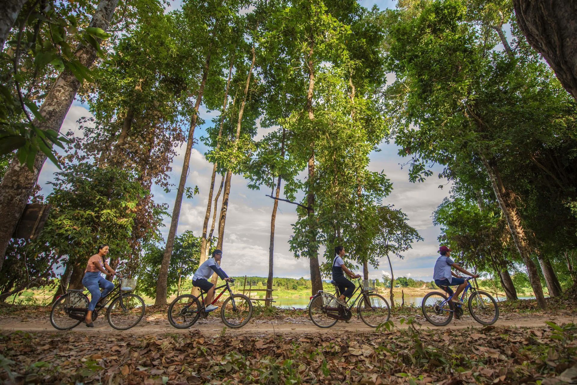 Vissen op de Mekong