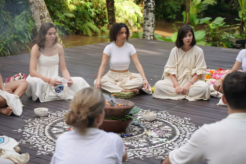 7-daagse aerial yoga-lerarenopleiding op Bali