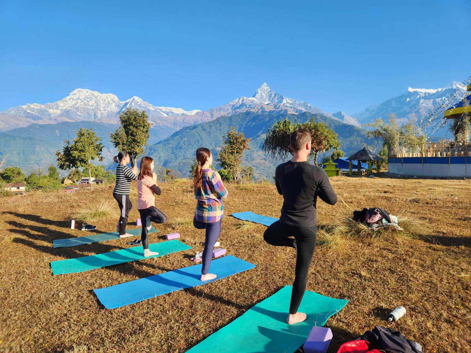 3 dagen/2 nachten: Yogaretraite in Dhampus