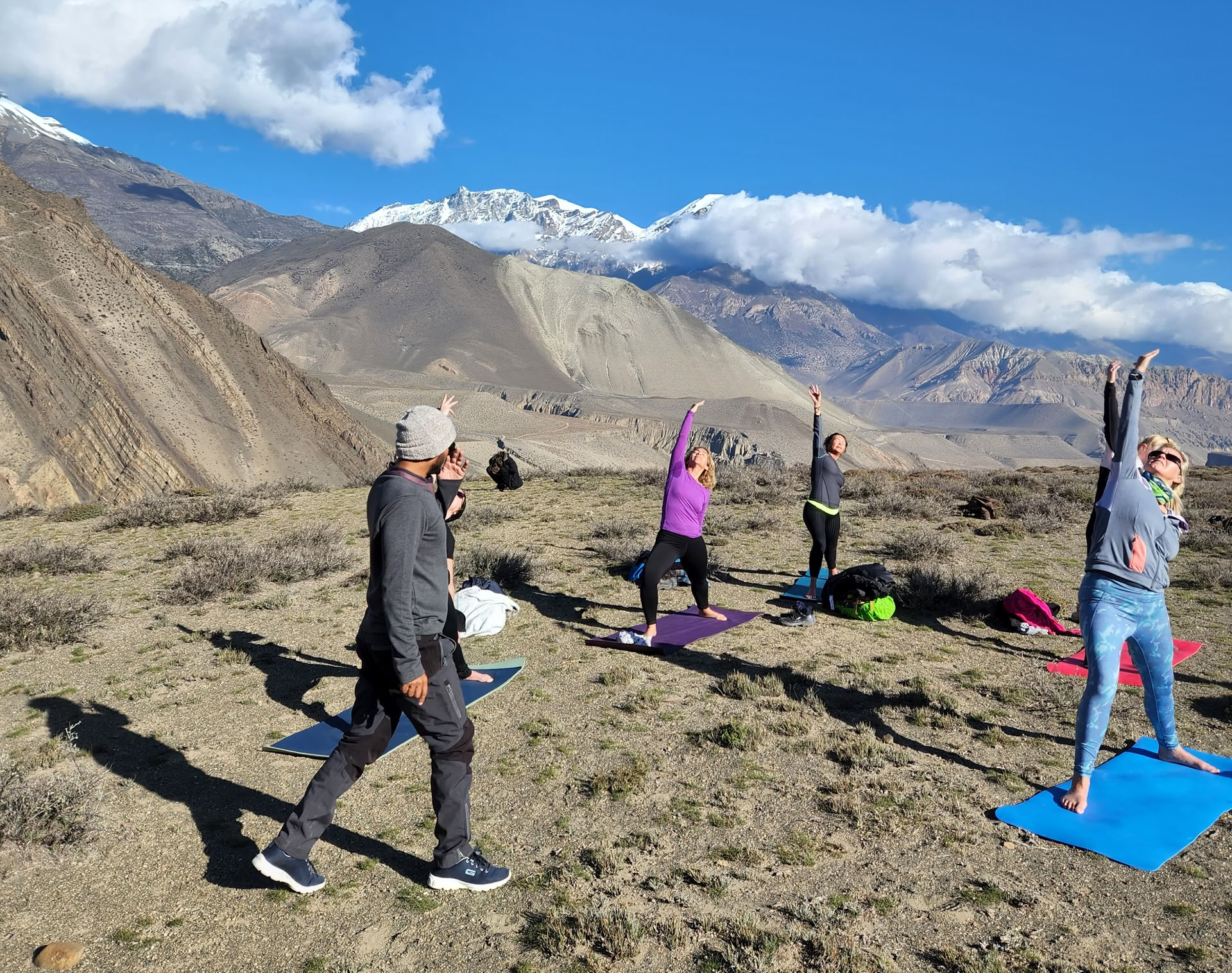 Yoga-trek & zielenbedevaart naar het heilige land van Mustang