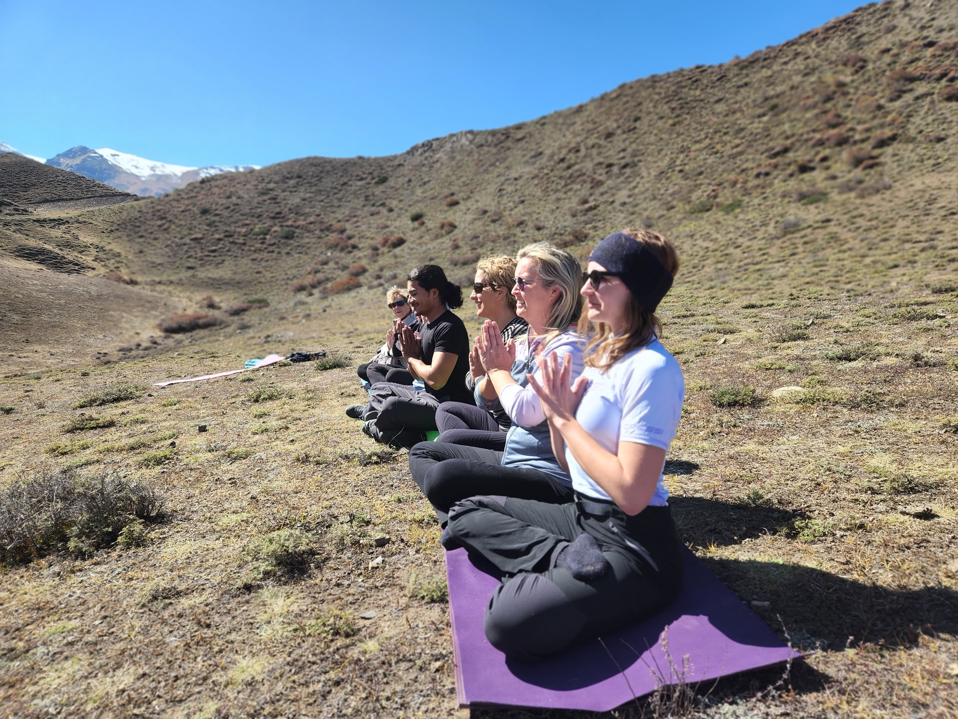 Yoga-trek & zielenbedevaart naar het heilige land van Mustang