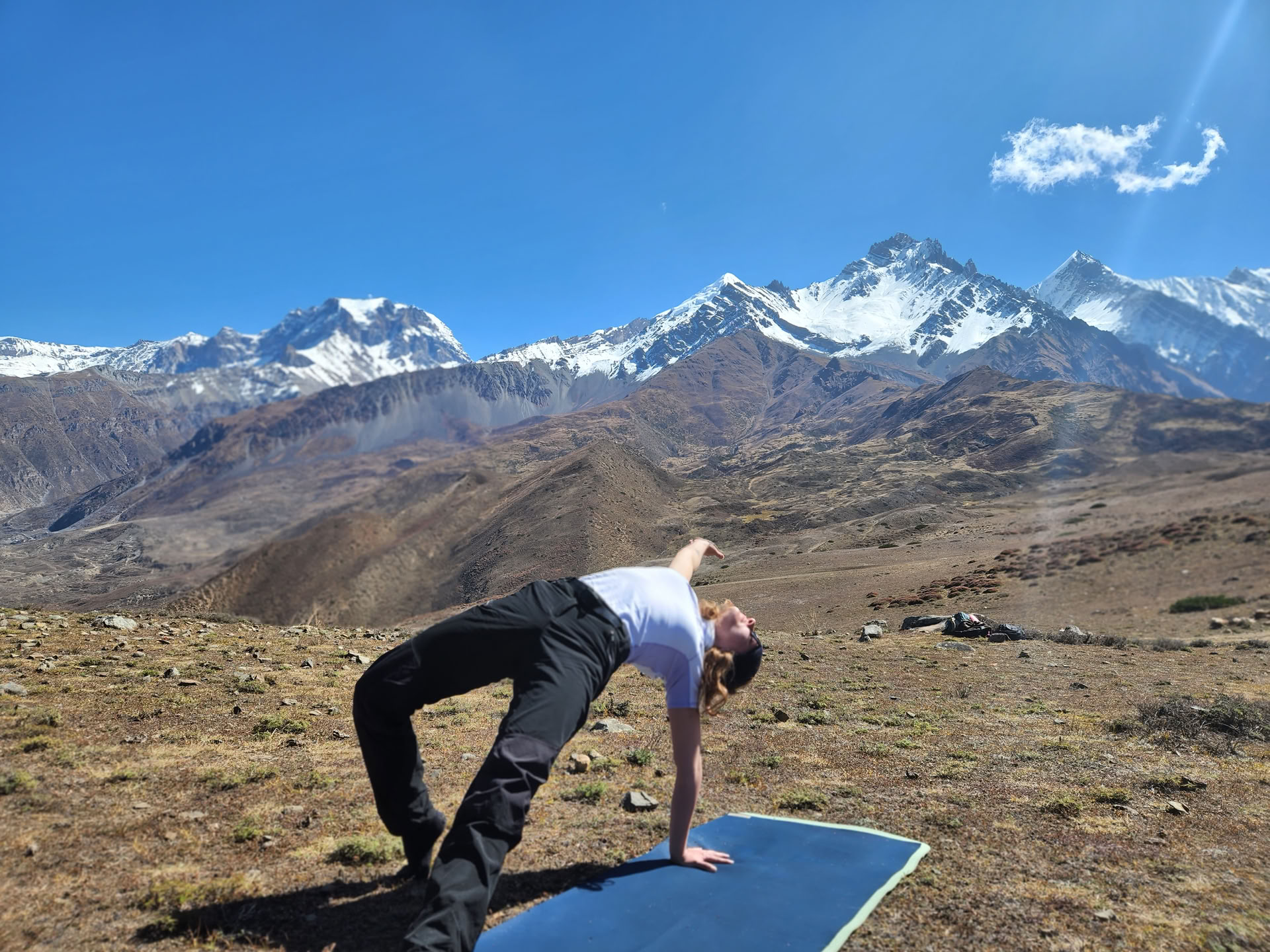 Yoga-trek & zielenbedevaart naar het heilige land van Mustang
