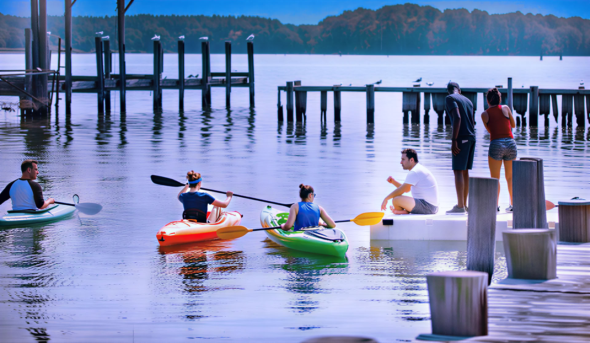 Yoga- en wellnessretreatlocatie aan de Chesapeake — privélandgoed | Moofy