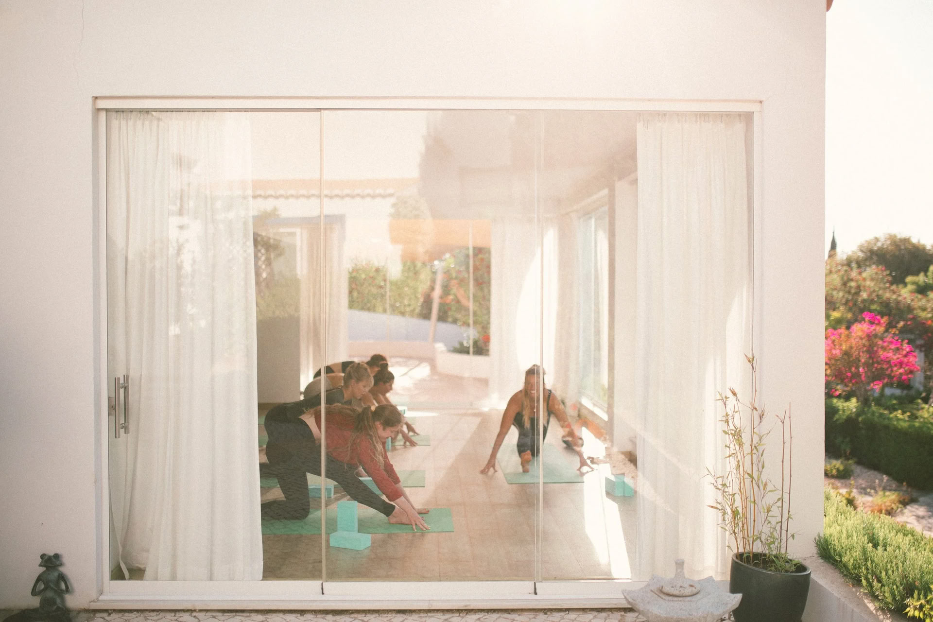 Privé yogaretreat met Melanie Caine