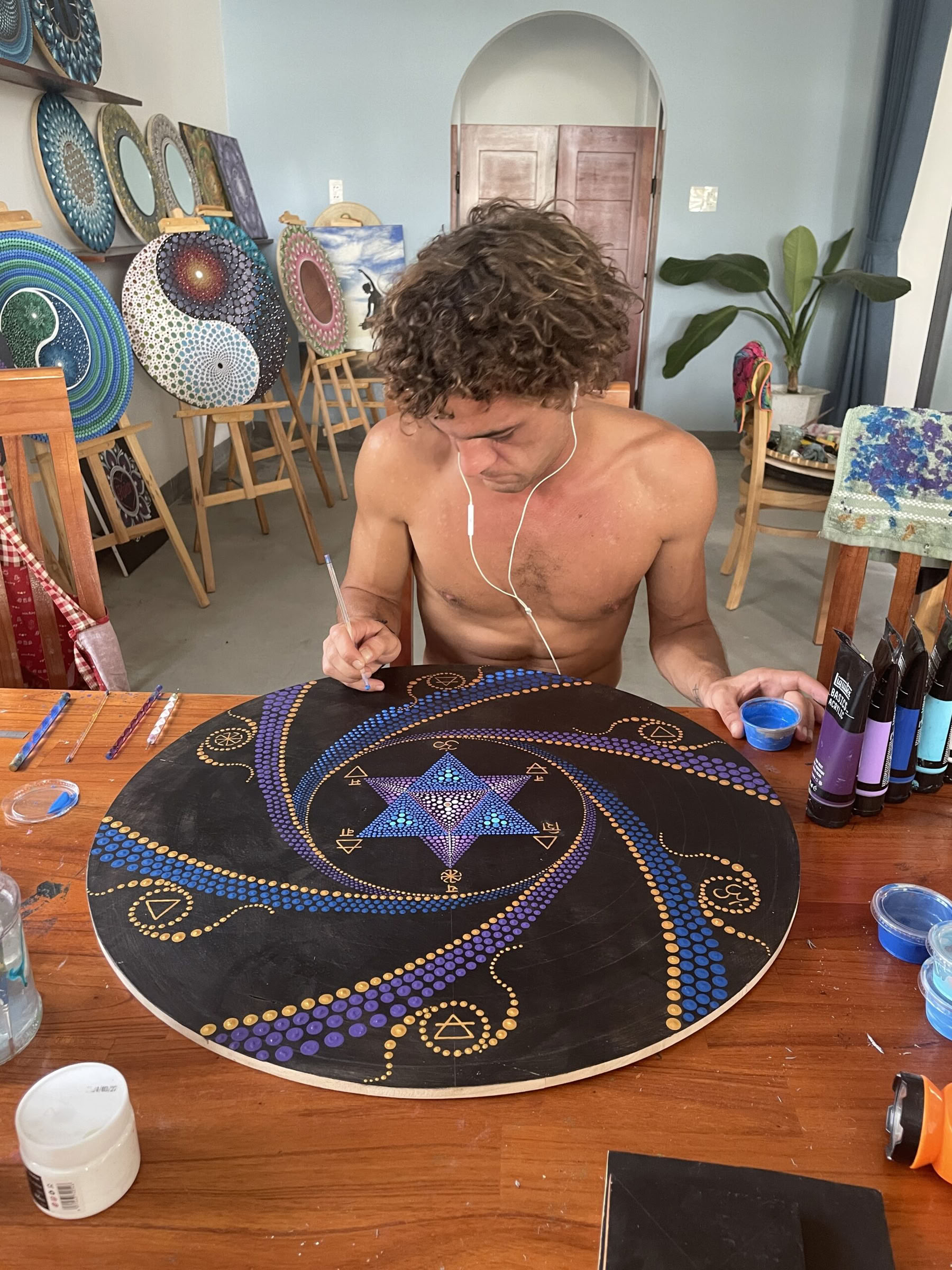 Mandala-kunstles