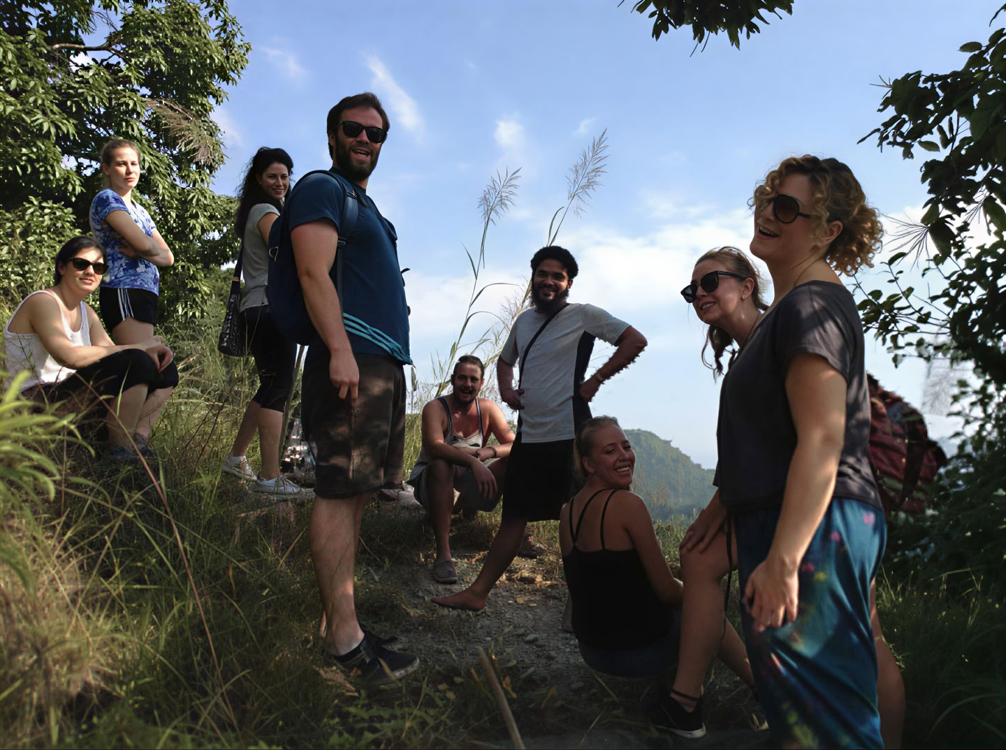 Trekking in Nagarkot in Nepal met yoga