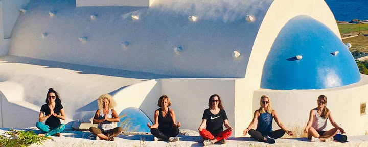 Yoga-vakantie op Santorini