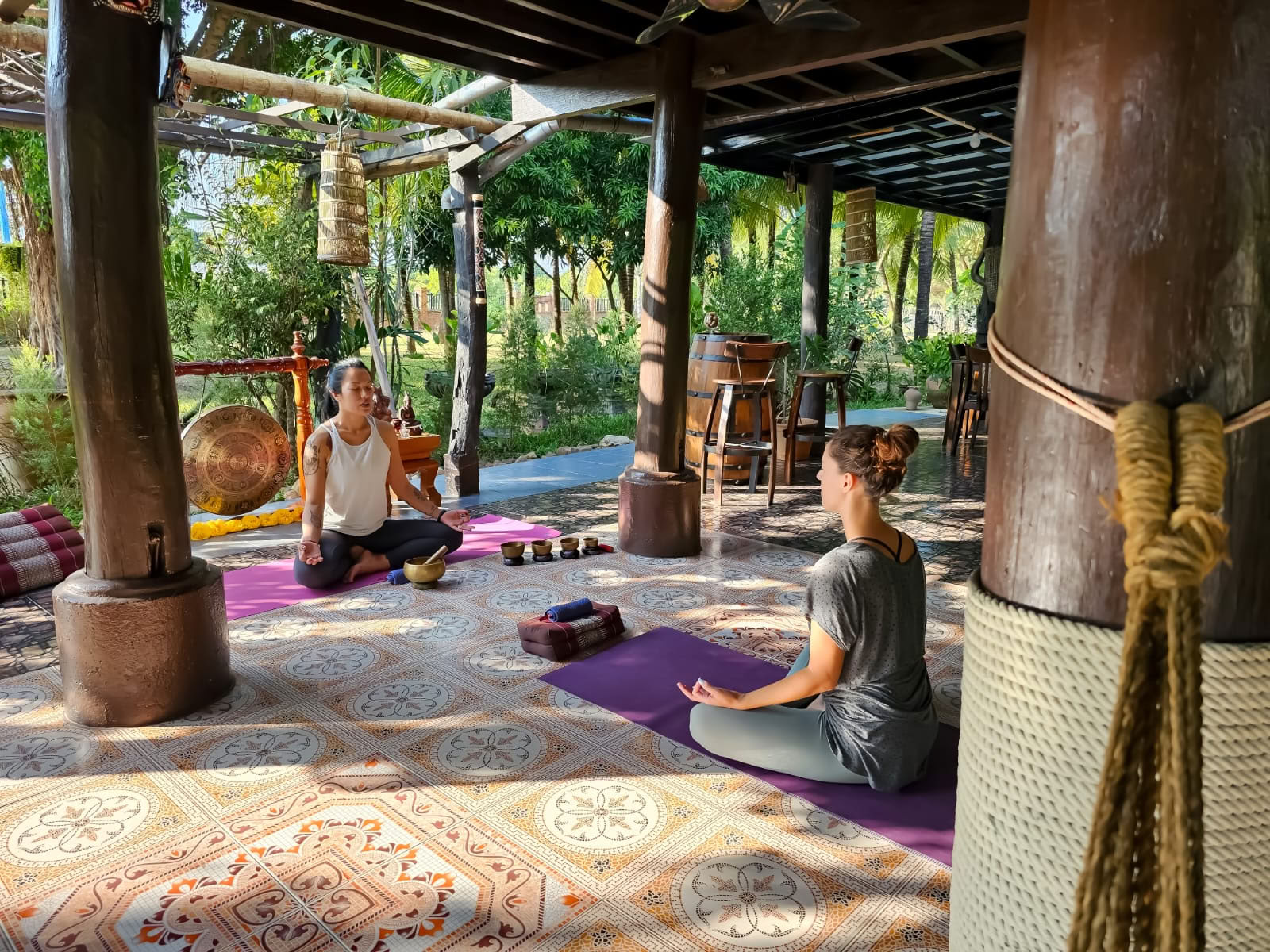 Exclusieve op maat gemaakte yogaretraite
