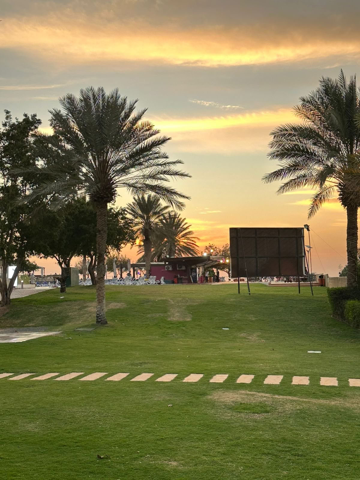 Zonsondergangyoga in Jubail Mangrove Park