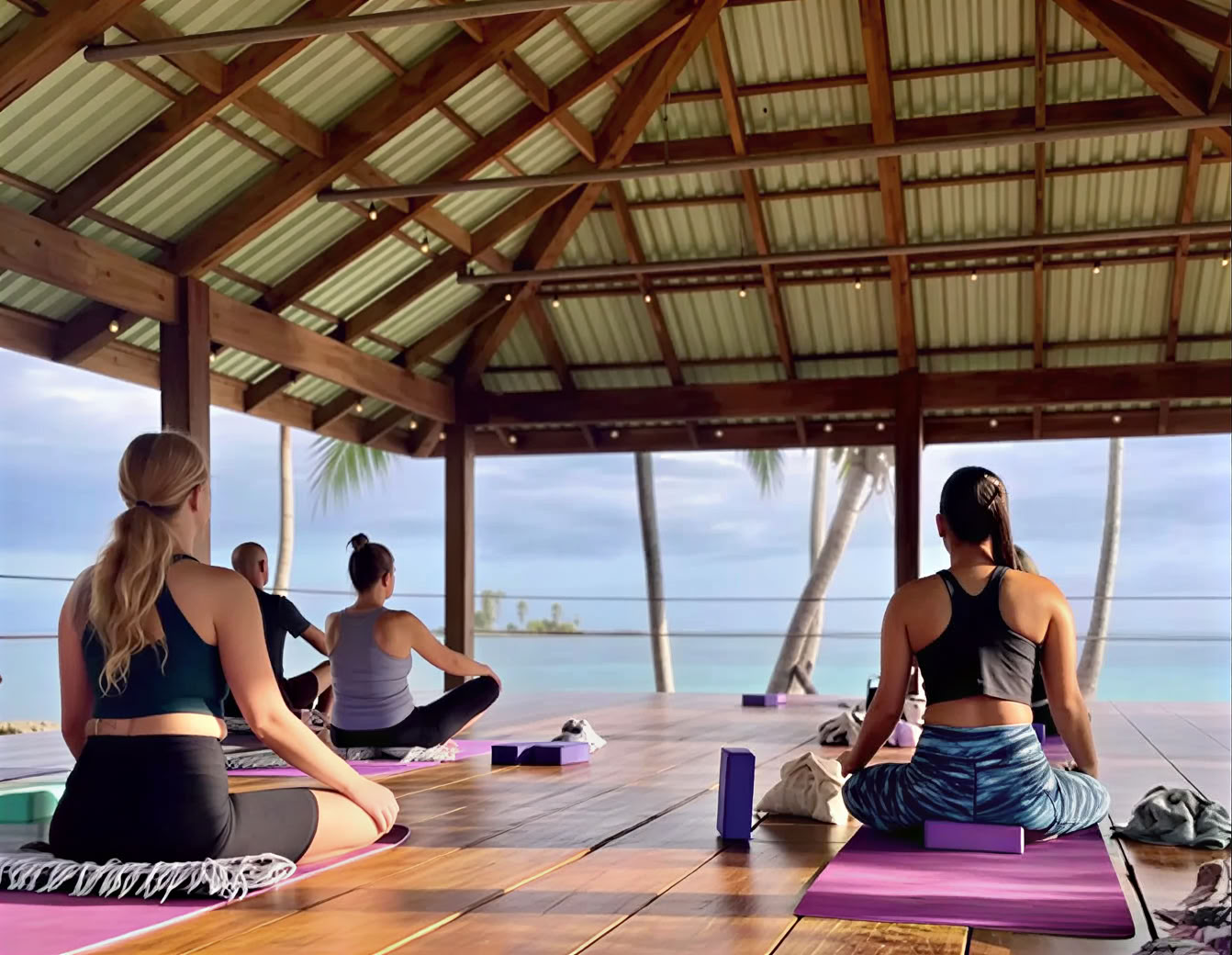 Caribische aerial yoga, yoga- en mindfulnessuitstapje