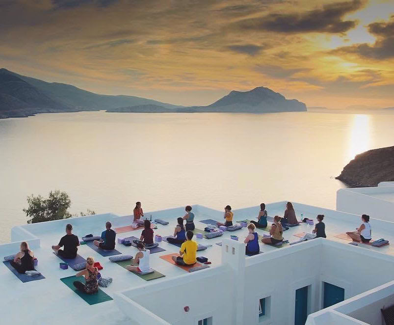 Verkwikkende yogaretreat en wellnessvakantie op het eiland Amorgos in Griekenland