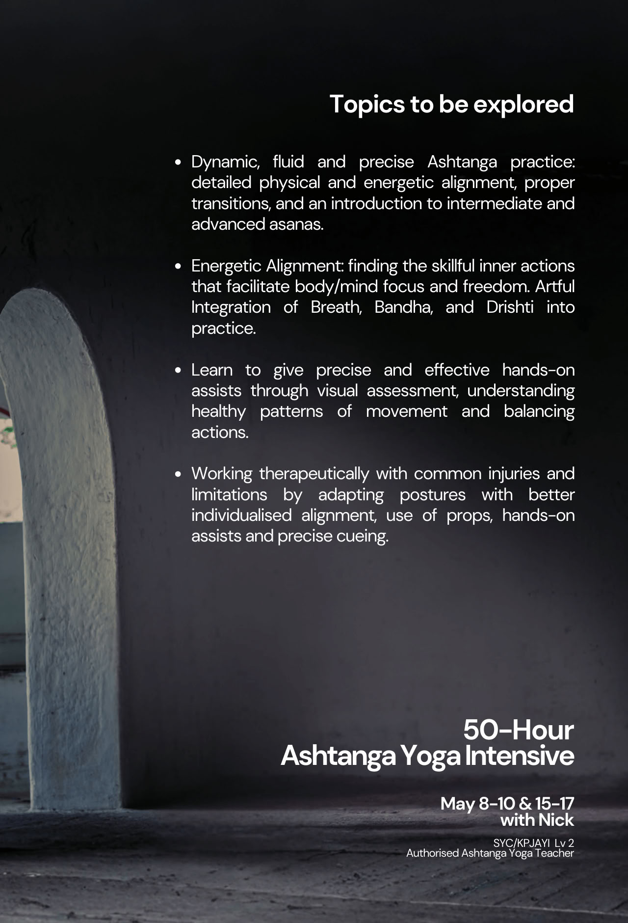 50 uur Ashtanga-intensief